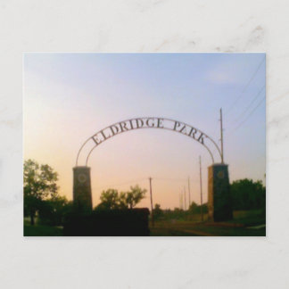 Carte Postale Eldridge Park à Elmira, New York au Sunset Postcar