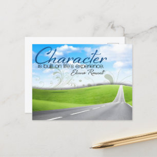 Carte Postale Eleanor Roosevelt Citation Inspirationnelle "Carac