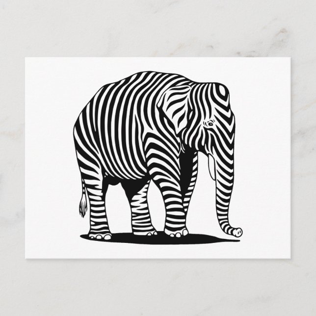 Carte Postale Elebra Zephant (Devant)