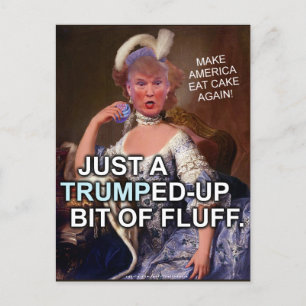 Carte Postale Élection anti-Donald Trump Marie Antoinette 2020