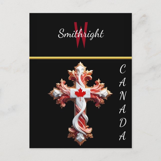 Carte Postale Élégance emblématique de l'érable (Devant)