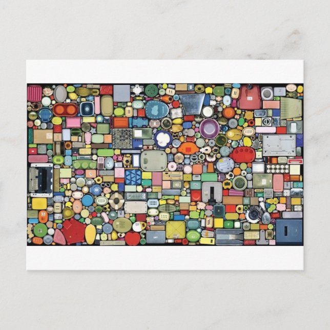 Carte Postale Élégance magique en plastique (Devant)