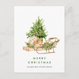 Carte Postale Elegant Bohemian Christmas Composition Company