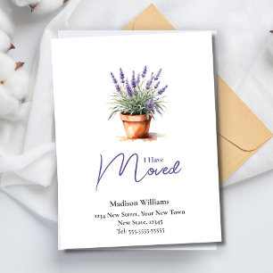 Carte Postale Élégant changement d'adresse   Faire-part de dépla
