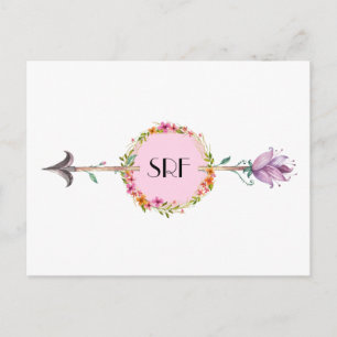 Carte postale élégante Flèche 3