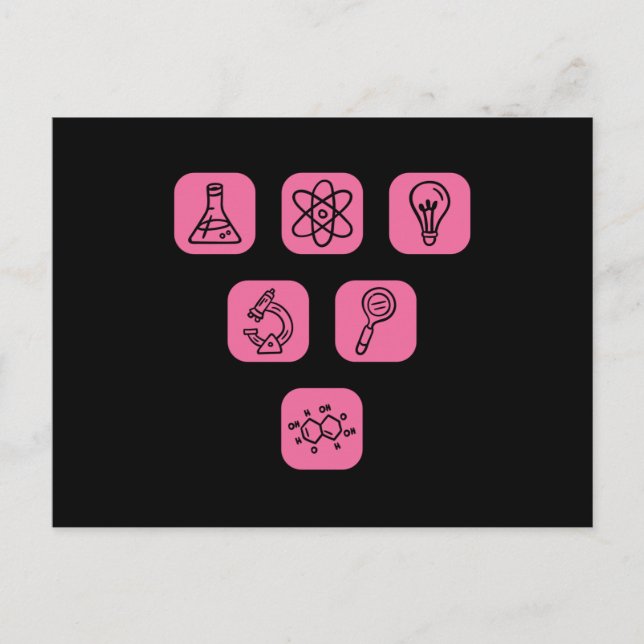 Carte Postale Éléments de science Articles (Devant)