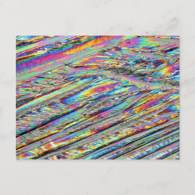 Carte Postale Éléments/magnésium au microscope (Devant)