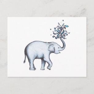 Carte Postale Elephant
