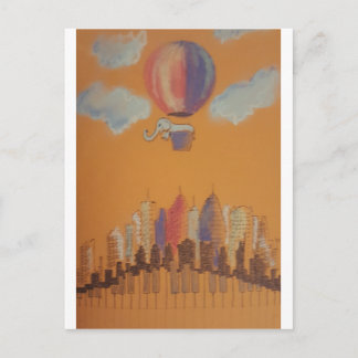 Carte Postale Eléphant