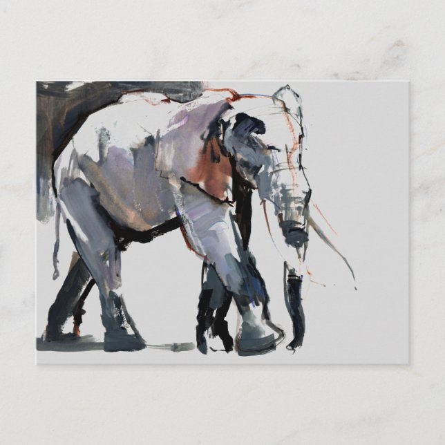 Carte Postale Eléphant africain 2012 (Devant)