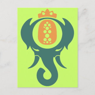 Carte Postale Éléphant d'ananas