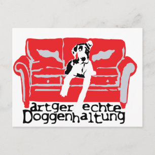 Carte Postale Élevage approprié de dogues