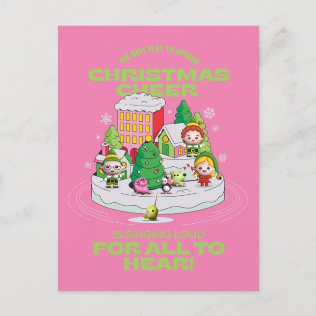 Carte Postale Elf le film | La meilleure façon de répandre Noël (Devant)
