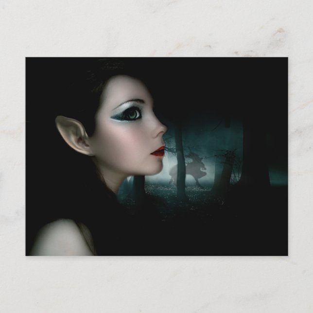 Carte Postale Elfe de nuit (Devant)