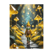 Elfe en cristal jaune