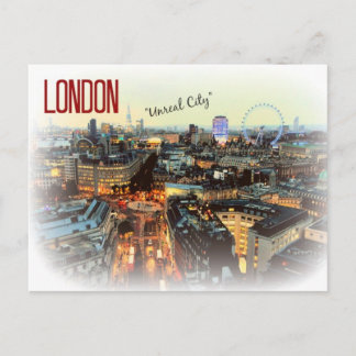 Carte postale Eliot London "Unreal City"