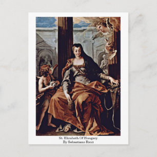 Carte Postale Élisabeth De Hongrie Par Sebastiano Ricci