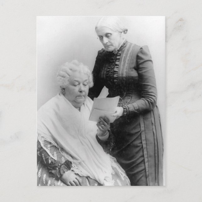 Carte Postale Elizabeth Cady Stanton et Susan B. Anthony (Devant)