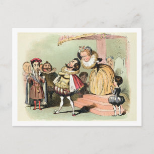 Carte Postale Elizabeth I (1533-1603) : avec Robert Devereux, 2e