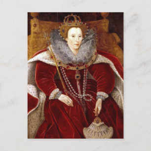 Carte Postale Elizabeth I Red Robes