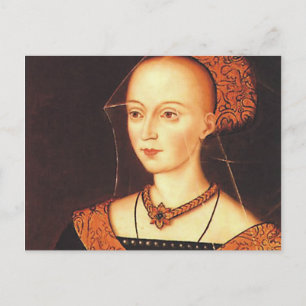 Carte Postale Elizabeth Woodville "La Reine Blanche"
