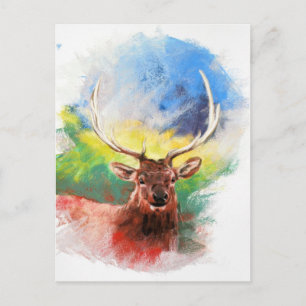 Carte Postale Elk