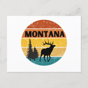 Carte Postale Elk dans le Montana