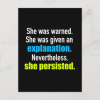 Elle Persista Elizabeth Warren