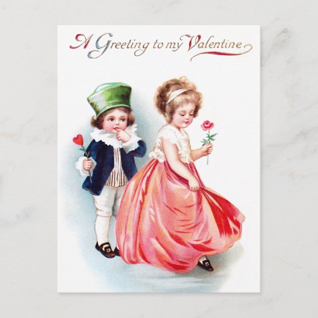 Carte Postale Ellen H. Clapsaddle : J'aime mon amour (Devant)