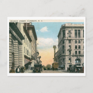 Carte Postale Ellison St., Paterson, NJ 1922 Vintage
