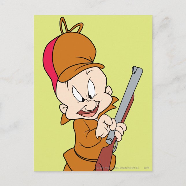 Carte Postale ELMER FUDD™ Prêt à la chasse (Devant)