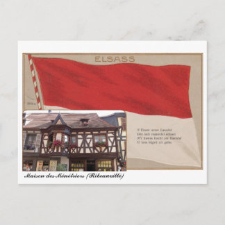 Carte postale "Elsass" Maison des Ménétriers