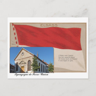 Carte postale "Elsass" Synagogue de Sarre-Union Postkarte