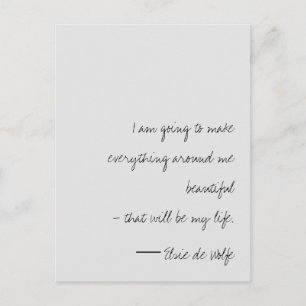 Carte postale Elsie de Wolfe