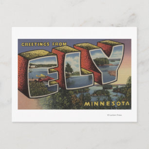 Carte Postale Ely, MinnesotaGrandes ScènesEly, MN