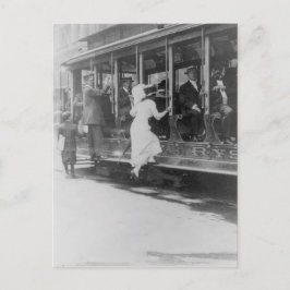 Carte Postale Embarquement D'Une Voiture Rue NYC