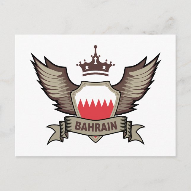 Carte Postale Emblème de Bahreïn (Devant)
