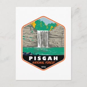 Carte Postale Emblème de la Pisgah Forêt nationale Caroline du N