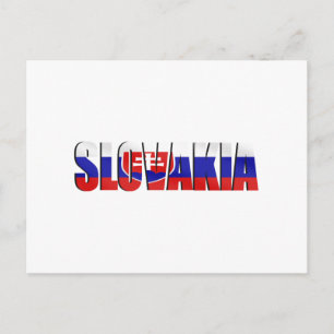 Carte Postale Emblème de logo Slovaquie pour les Slovaques dans 