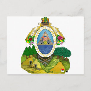 Carte Postale emblème honduras