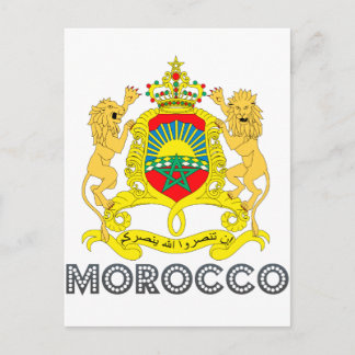 Carte Postale Emblème marocain