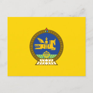 Carte Postale emblème mongol (mongol)