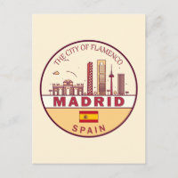 Emblème Skyline de Madrid Espagne