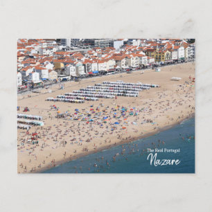 Carte Postale Embouteillé- Nazare, Portugal 