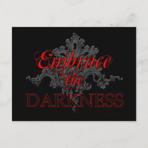 Carte Postale Embrassez l'obscurité