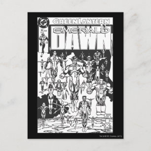 Carte Postale Emerald Dawn, noir et blanc