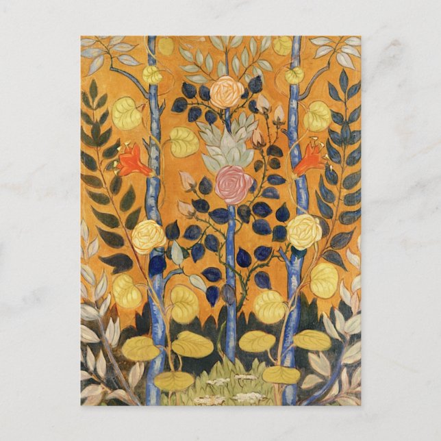 Carte Postale Emile Bernard peinture, Rose (Devant)