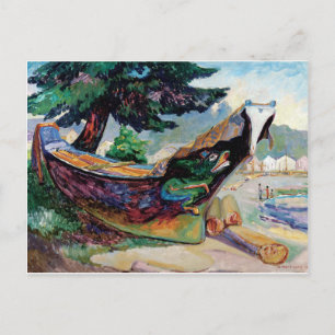 Carte Postale Emily Carr Canoë de guerre indienne Canadien