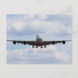 Carte Postale Emirates Airbus A380