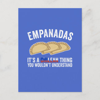 Carte Postale Empanadas C'est une chose chilienne que vous ne co